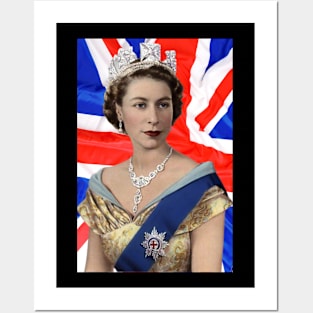 Queen elizabeth - Rip Elizabeth Ii Posters and Art